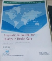 Image of International Journal for Quality in Health Care (2017)