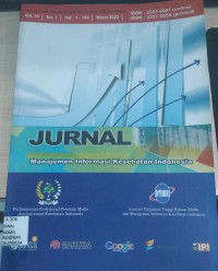 Image of Jurnal : Manajemen Informasi Kesehatan Indonesia (Volume 10, Hal. 1-106)