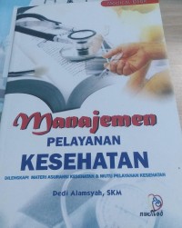 Image of Manajemen Pelayanan Kesehatan